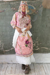 Magnolia Pearl Patchwork Kashmiri Pink Dress - DRESS979-NONE