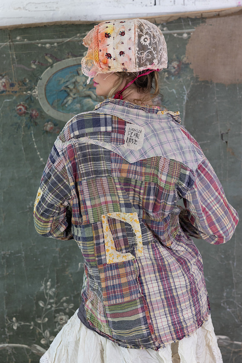 Magnolia Pearl Patchwork Kelly Western Shirt in Madras Rainbow - TOP15 ...