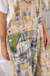 Magnolia Pearl Patchwork Love Overalls in Madras Tropical - OVERALLS073-MADTR