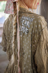Magnolia Pearl Patchwork Polka Smock in Ember Glow - TOP2529-EMBGL-OS