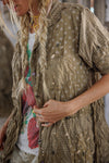 Magnolia Pearl Patchwork Polka Smock in Ember Glow - TOP2529-EMBGL-OS