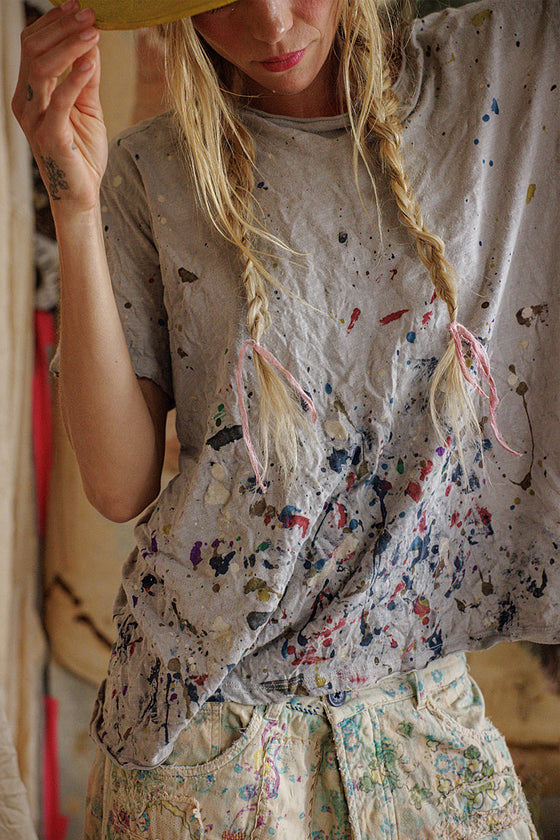 Magnolia Pearl PJB Art T in Ash - TOP2524-ASH-OS