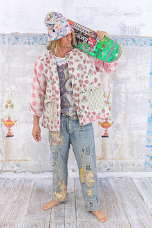  Magnolia Pearl Quilted Edi Coat in Poteet Picnic - JACKET578-PTPCN-OS