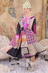 Magnolia Pearl Searcy Patchwork Dress in Berry Berry Plaid - DRESS1013-BERPL