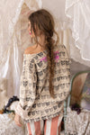 Magnolia Pearl Skulls Nago Sweatshirt in Muertos - TOP2137-MRTOS