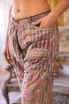 Magnolia Pearl Striped Miner Pants in Saltwater Taffy - PANTS530-SWATA