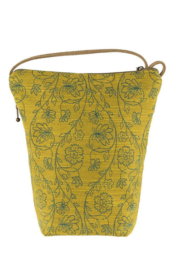 Maruca Designs City Girl Cross Body Bag in Filigree Gold Fabric Style 231-140