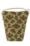 Maruca Designs City Girl Cross Body Bag in Monarch Sage Fabric Style 231-188