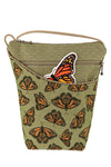 Maruca Designs City Girl Cross Body Bag in Monarch Sage Fabric Style 231-188