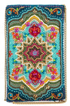 Mary Frances Accessories Venice Beaded Multi-Color Mosaic Crossbody Phone Bag