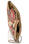 Mary Frances Butterfly Garden Beaded Crossbody Bag