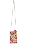Mary Frances Butterfly Garden Beaded Crossbody Bag