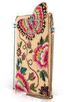 Mary Frances Butterfly Garden Beaded Crossbody Bag