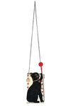Mary Frances Purr-suit Kitty Cat and Yarn Crossbody Phone Bag
