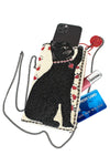 Mary Frances Purr-suit Kitty Cat and Yarn Crossbody Phone Bag