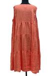Match Point Sleeveless Tier Dress in Coral Style HLD1021