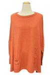 Mersea Catalina Crewneck Sweater in Burnt Orange