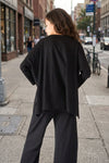 Mersea Catalina Slub Tee in Black Petite