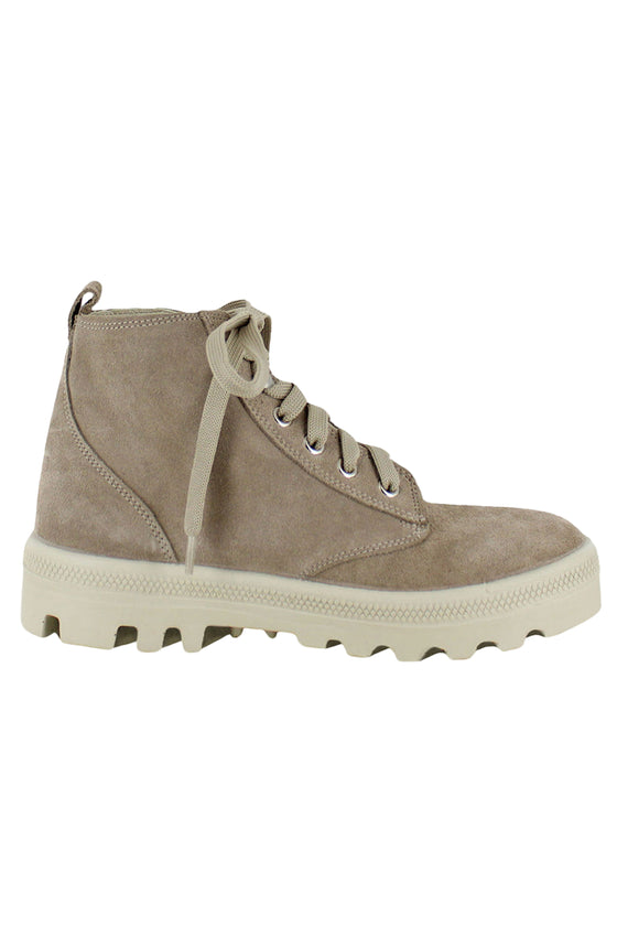 Naot Canoe Boot in Almond Suede