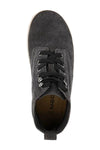 Naot Canoe Boot in Black Embossed Suede