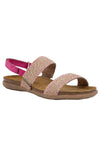 Naot Footwear Dylan Sandal in Pink Multi/Pink Fuchsia