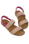 Naot Footwear Dylan Sandal in Pink Multi/Pink Fuchsia