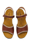 Naot Footwear Luna Sandal in Brandy/Oily Nubuck