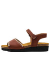 Naot Footwear Luna Sandal in Brandy/Oily Nubuck