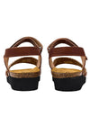 Naot Footwear Luna Sandal in Brandy/Oily Nubuck