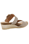 Naot Footwear Magic Luxe Sandal in Titanium Leather
