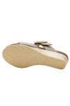 Naot Footwear Magic Luxe Sandal in Titanium Leather