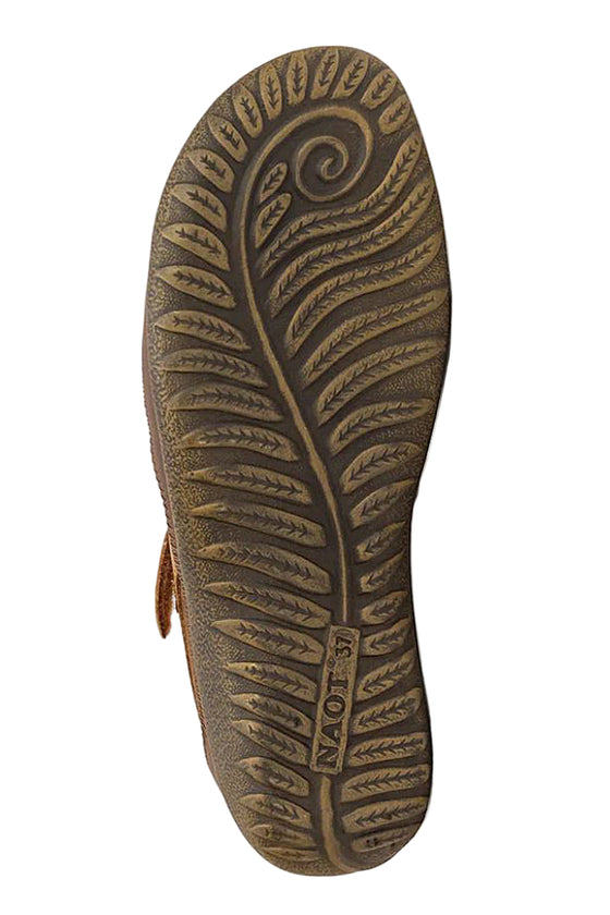 Naot Kirei in Latte Brown/Antique Brown/Saddle Brown Leather Combo