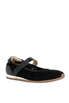 Naot Pure in Black Noir Sued Combo