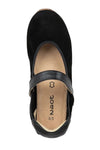 Naot Pure in Black Noir Sued Combo