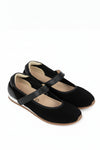 Naot Pure in Black Noir Sued Combo