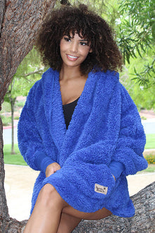  Nordic Beach Hooded Body Wrap in Blue Nile