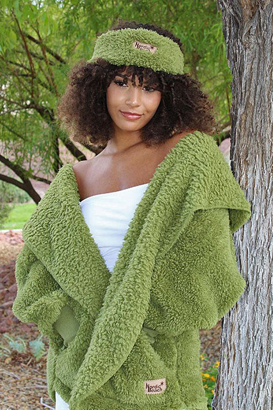 Nordic Beach Original Body Wrap in Misty Moss NB-MM