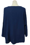 Oh My Gauze Abby Cotton Gauze Blouse in Sapphire