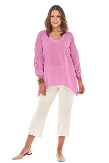  Oh My Gauze Arty Tunic in Carnation Style 197