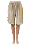 Oh My Gauze Bermuda Shorts in Rye
