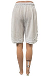 Oh My Gauze Bermuda Shorts in Snow