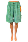 Oh My Gauze Bermuda Shorts in Washed Seafoam