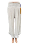 Oh My Gauze Cha Cha Cotton Gauze Pants in Snow