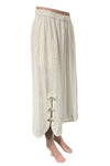 Oh My Gauze Dotty Cotton Gauze Pants in Bone