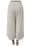 Oh My Gauze Dotty Cotton Gauze Pants in Snow