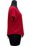 Oh My Gauze Grace Top in Crimson