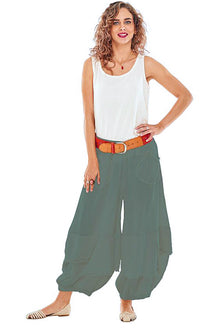  Oh My Gauze! Guchi Pants 226 in Agave
