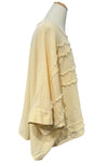Oh My Gauze Horizon Cotton Gauze Blouse in Butter