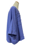 Oh My Gauze Horizon Cotton Gauze Blouse in Lily