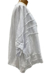 Oh My Gauze Horizon Top in Snow